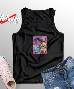 The Simpsons Homer Mr Sparkle Kanji Tank Top