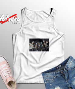 Tupac And KISS Band Adult Tank Top