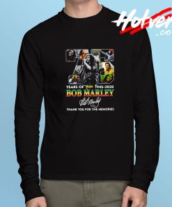 1945 2020 Bob Marley Signature Long Sleeve T Shirt