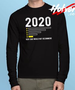 2020 Very Bad Would Not Recommend Long Sleeve T Shirt