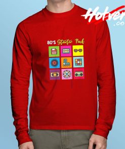 80's Starter Pack Nostalgia Long Sleeve T shirt