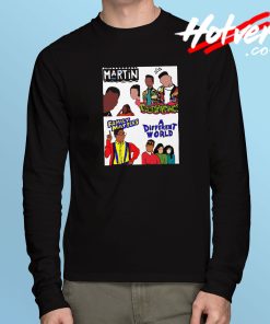 90s Sitcom Mashup Long Sleeve T Shirt