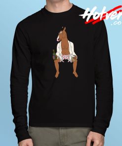 Bojack Horseman Drink Long Sleeve T Shirt