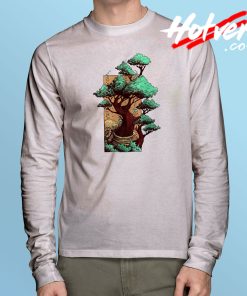Bonsai Japanese Aesthetic Long Sleeve T Shirt