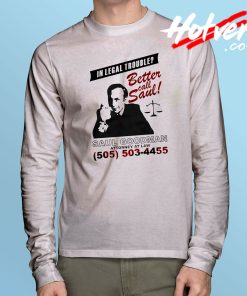 Breaking Bad Better Call Saul Goodman Long Sleeve T Shirt