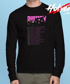 Britney Spears Piece Music Tour Long Sleeve T Shirt