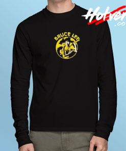 Bruce Lee And Dragon Long Sleeve T Shirt