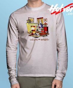 Calvin and hobbes Family Long Sleeve T Shirt