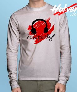 Can Party Headphone Long Sleeve T Shirt