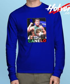 Canelo Alvarez Mexico Boxer Long Sleeve T Shirt