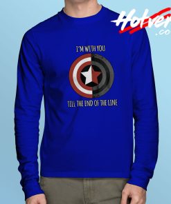 Captain America Till The End Long Sleeve T Shirt