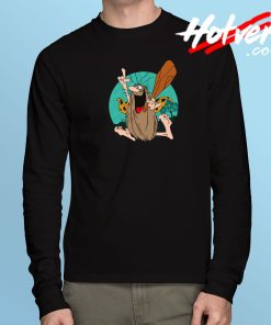 Captain Caveman Long Sleeve T Shirt