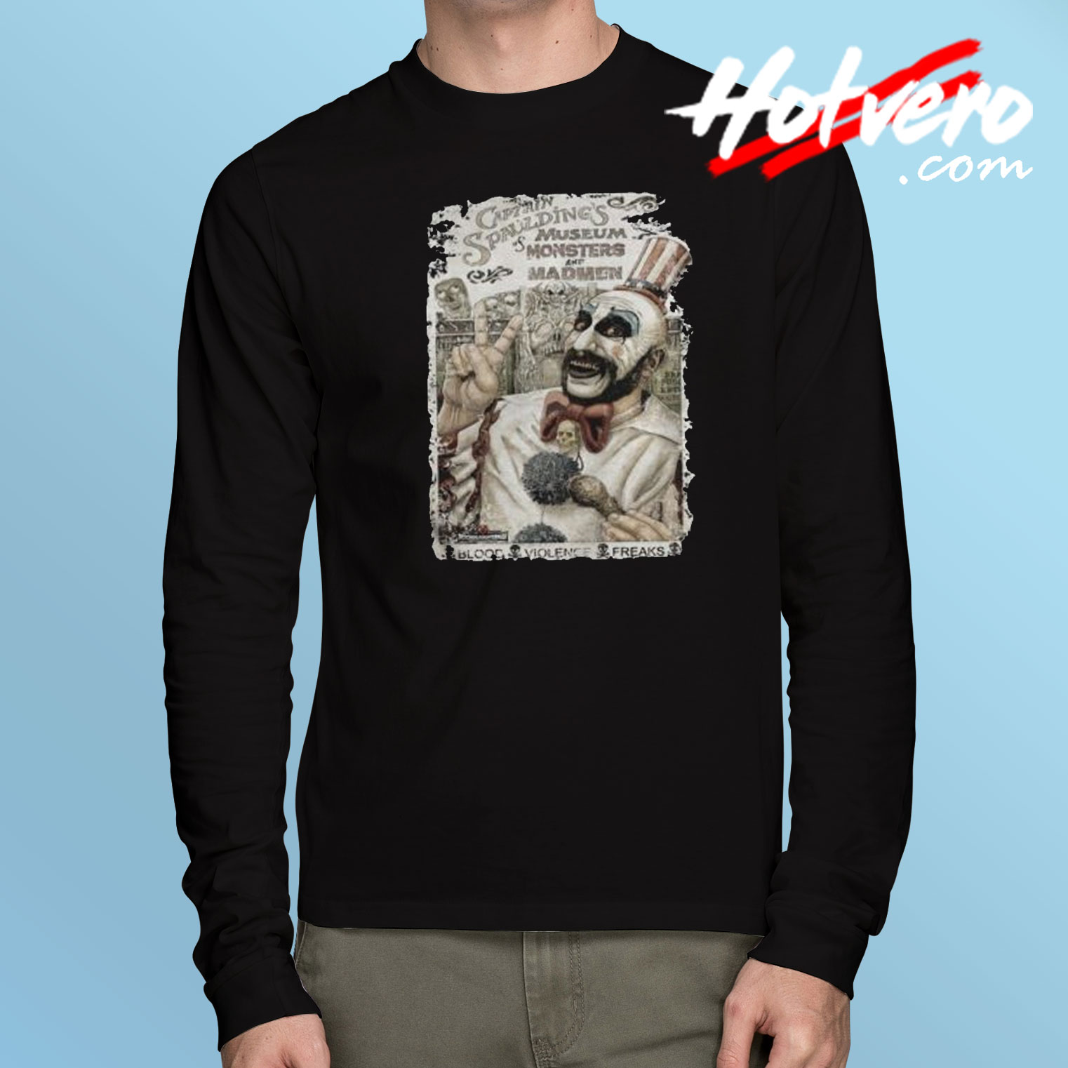 Captain Spauldings Character Long Sleeve T Shirt