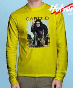 Cardi B No Questions Long Sleeve T Shirt