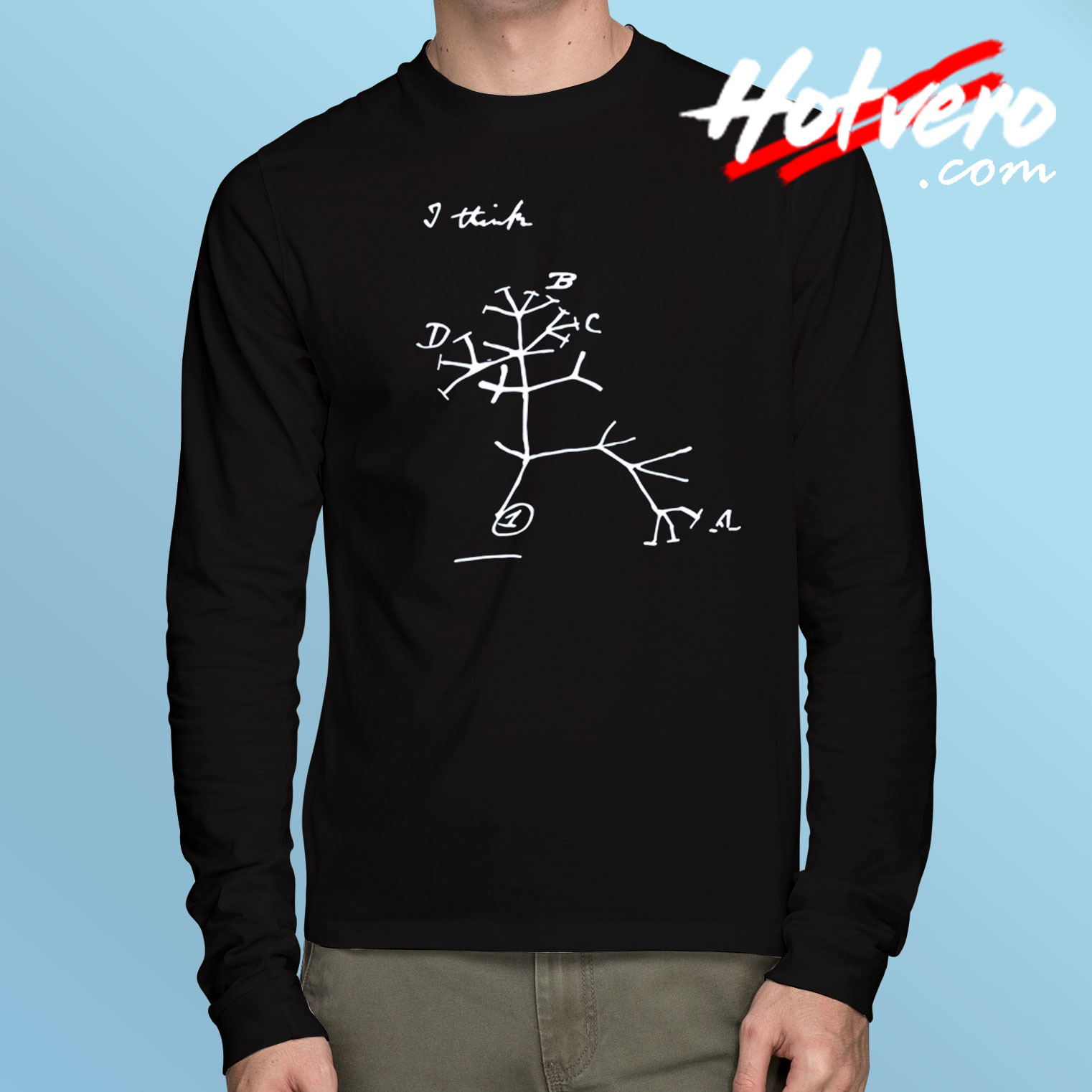 Charles Darwin's Tree Of Life Long Sleeve T Shirt
