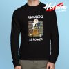 Charlie Brown and Snoopy knowledge Long Sleeve T shirt