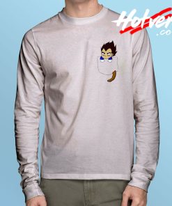 Chibi Vegeta Pocket Long Sleeve T Shirt