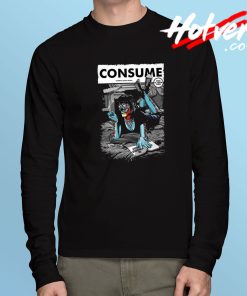 Consume Fiction parody Long Sleeve T Shirt