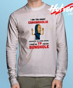 Coronaholio Beavis And Butthead Long Sleeve T Shirt