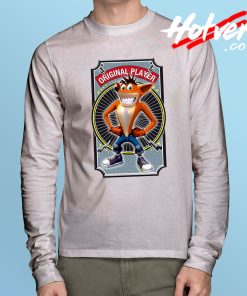 Crash Bandicoot Player Game Long Sleeve T Shirt