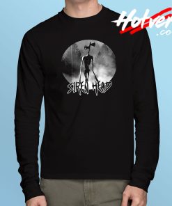 Creepy Siren Head Long Sleeve T Shirt