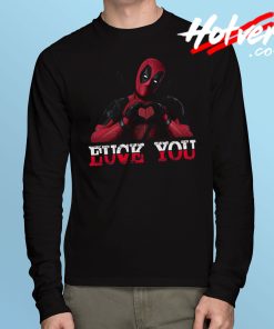 Deadpool Love You Long Sleeve T Shirt
