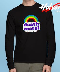Death Metal Rainbow Long Sleeve T Shirt