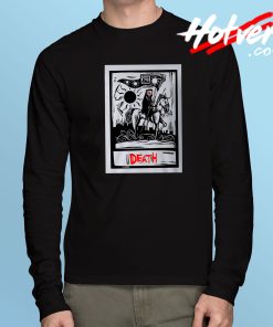 Death Tarot Card Long Sleeve T Shirt