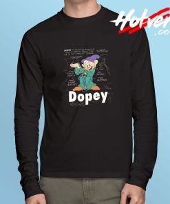 Disney Dopey Snow White Long Sleeve T shirt