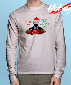 Dr Fauci Merry Christmas Long Sleeve T Shirt