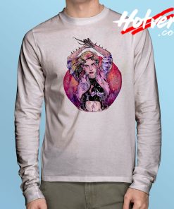 Dua Lipa Singer Graphic Long Sleeve T Shirt