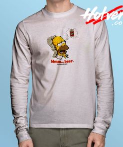 Duff Beer Simpson Krusty Burger Long Sleeve T shirt