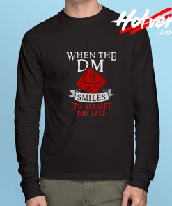 Dungeon Master Gift Long Sleeve T shirt