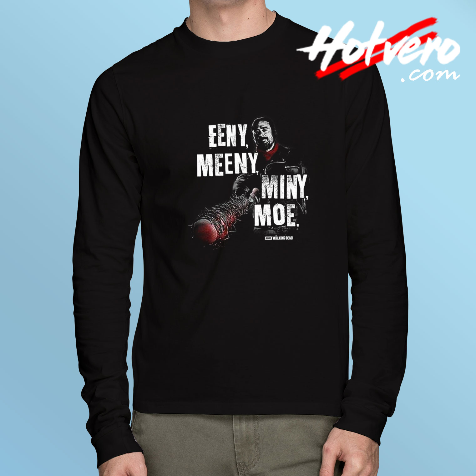Eeny Meeny Miny Moe Rick Grimes Long Sleeve T Shirt