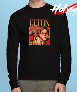 Elton John Homage Long Sleeve T Shirt