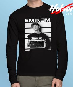 Eminem Arrest Photo Long Sleeve T Shirt