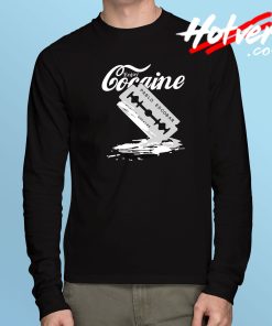 Enjoy Cocaine Drug Long Sleeve T Shirt