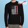 Fathers Day American Flag Long Sleeve T Shirt