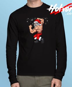 Fitness Santa Claus Long Sleeve T Shirt