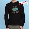 Flat Earther World Long Sleeve T Shirt