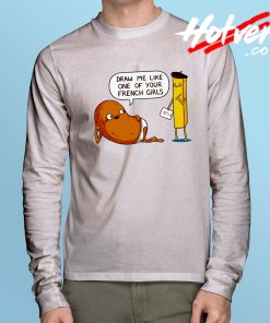 French Potato Long Sleeve T Shirt