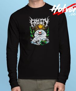 Frosty Angry Snowman Long Sleeve T Shirt