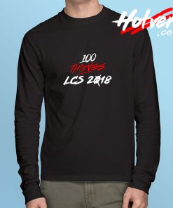 Funny 100 Thieves LCS 2018 Long Sleeve Shirt