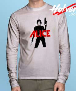 Funny Alice Zombie Game Long Sleeve T Shirt
