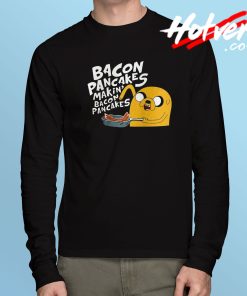 Funny Bacon Pancakes Long Sleeve T Shirt