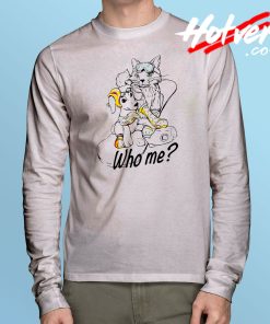 Funny Cat and Dog Long Sleeve T Shirt