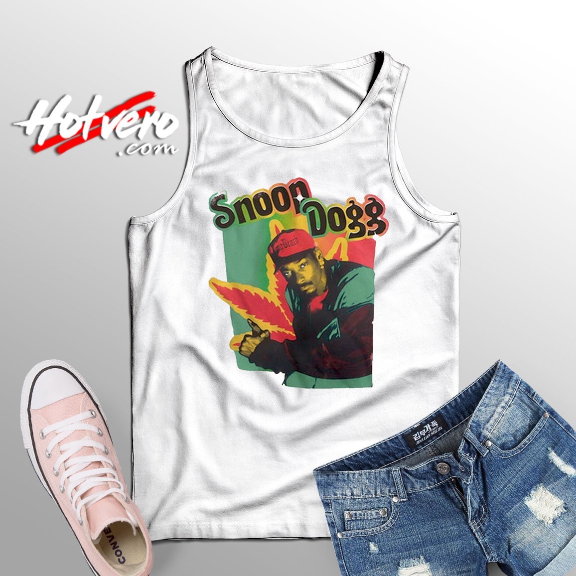 Retro Rasta Long Beach Snoop Dogg Rapper Unisex Tank Top