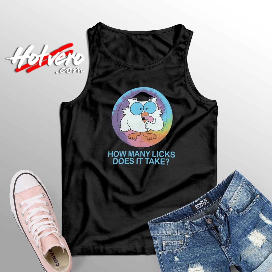 Retro Tootsie Pop Owl Tank Top