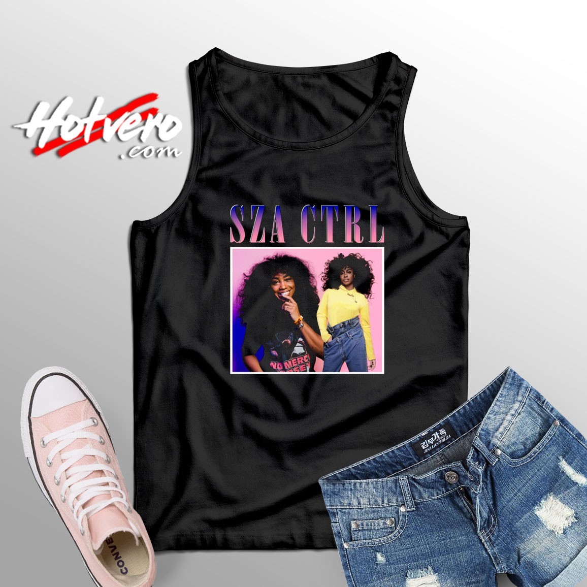SZA Ctrl Retro Vintage Singer Tank Top