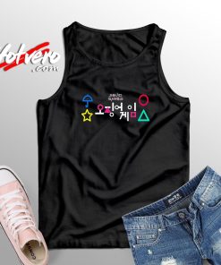 Squid Game Retrowave Active Movie Casual Tank Top